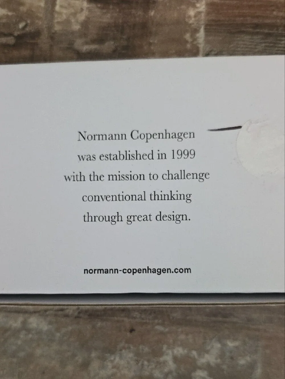 Normann Copenhagen elegant matte